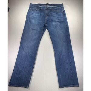 7 For All Mankind Austyn Malibu Relaxed Straight Leg Jeans Blue Size 38